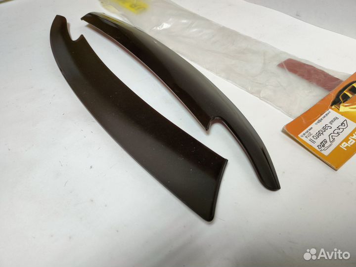 Реснички на фары Sandero 2014- оргстекло