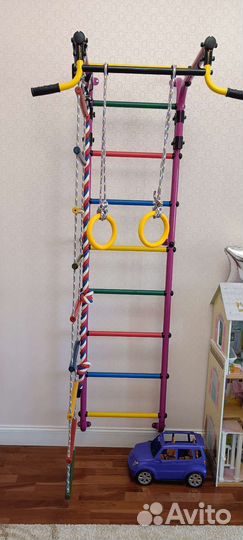 Детская шведская стенка,с турником