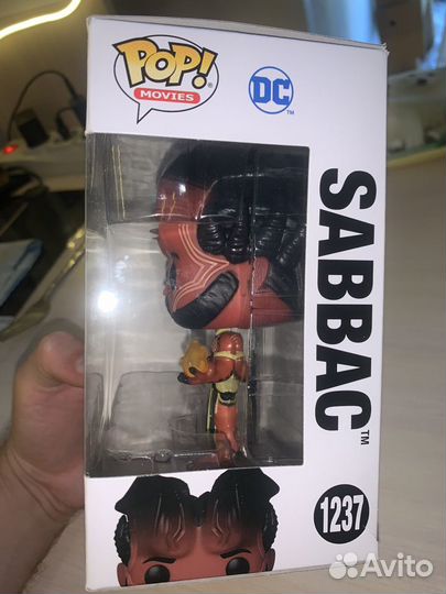 Funko POP black adam, sabbac 1237