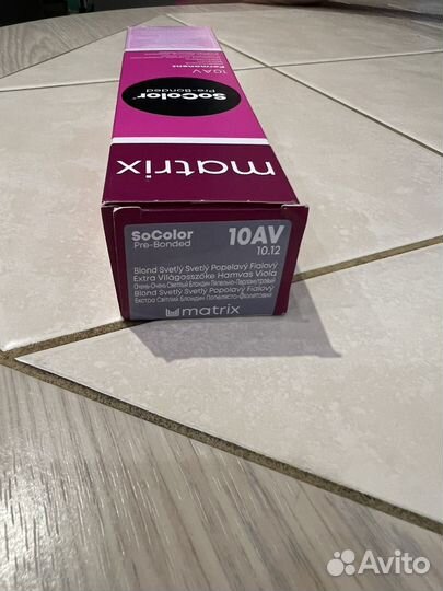 Краска Matrix SoColor 10AV