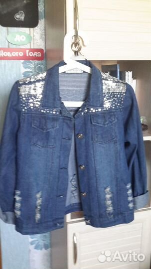 Куртка джинсовая новая