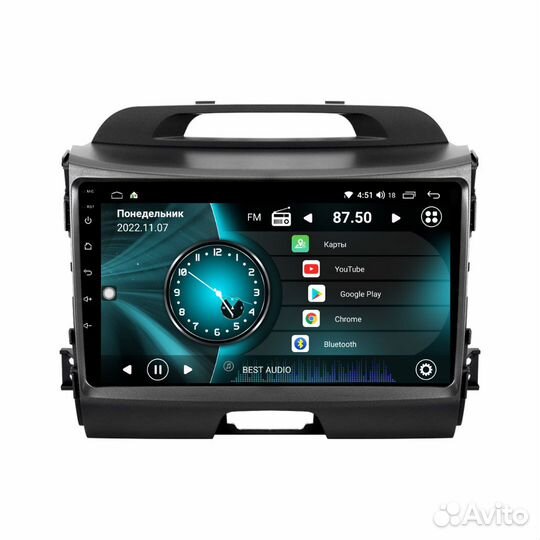 Магнитола Kia sportage 3 1/16 WiFi