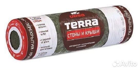 Утеплитель урса Terra 37 RN Стены и крыши 150мм