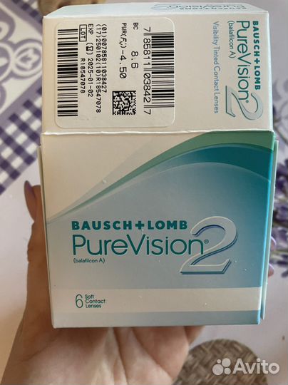 Линзы контактные на месяц