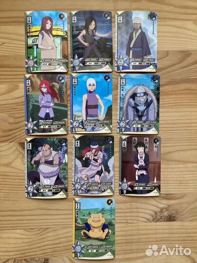 Коллекционные карточки по Наруто