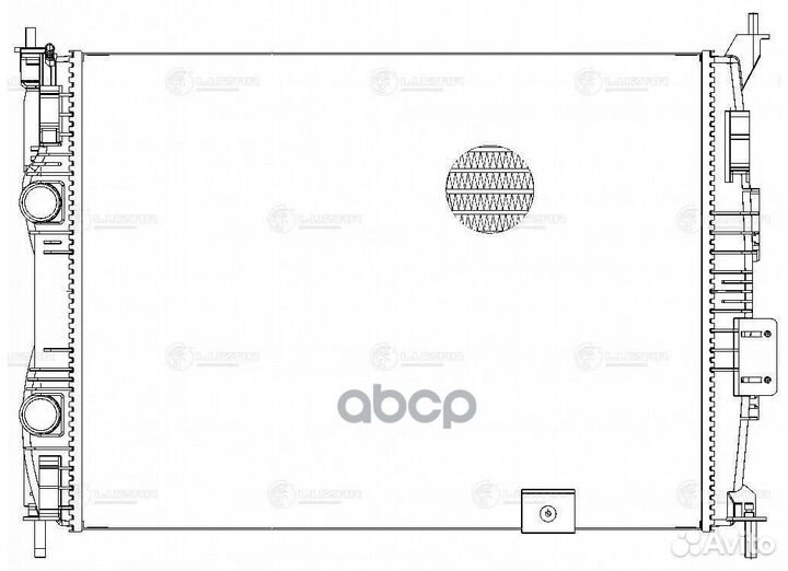 Радиатор охлаждения для а/м Nissan Qashqai (06