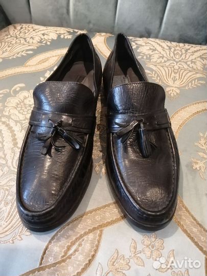 Туфли Лоферы Италия кожа 45 размер