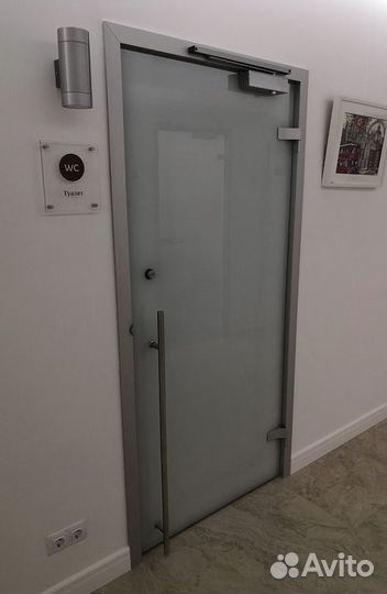 Двери стеклянные