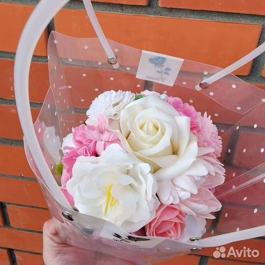 Букет из мыльных цветов