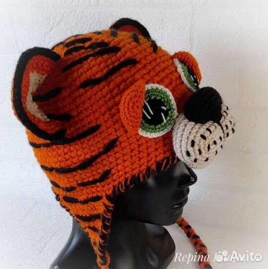 Тигр шапка