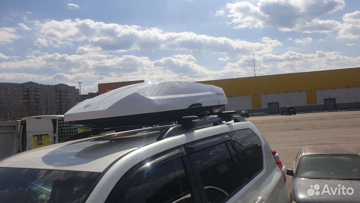 Автобокс 450л Rollster белый глянец