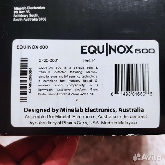 Металлоискатель Minelab Equinox 600