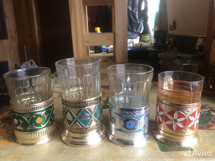 Подстаканник и стакан