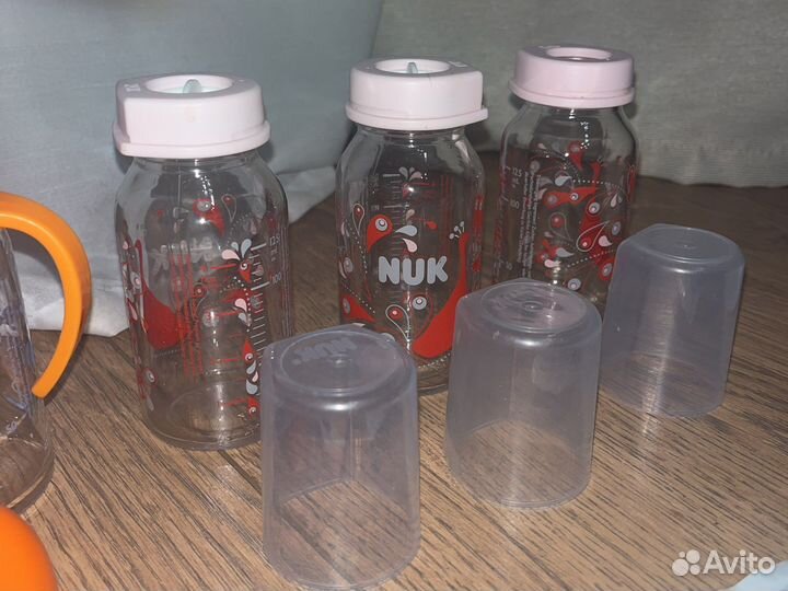 Бутылочки для кормления стекло NUK 125 мл