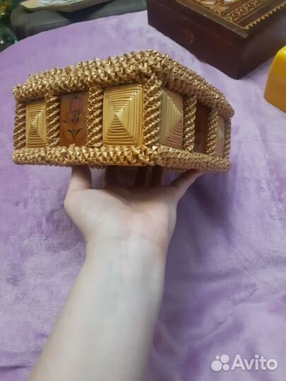 Винтажная шкатулка, коробка СССР