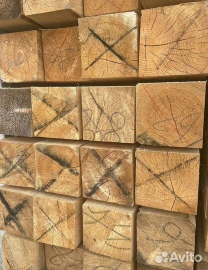 Брус обрезной 200х200х6000мм от производителя