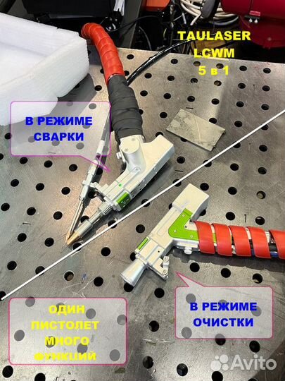 Аппарат лазерной сварки очистки резки металла 5в1