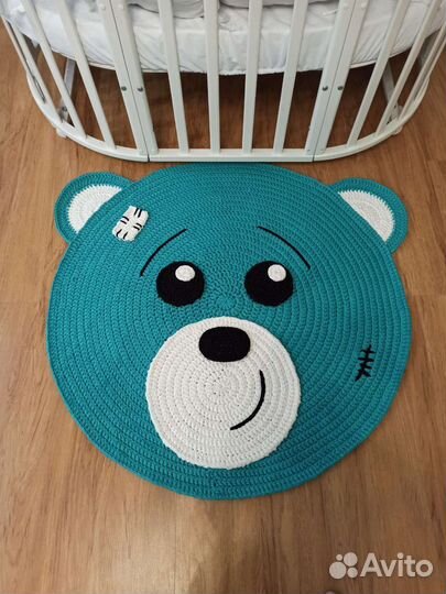 Детский коврик-мишка