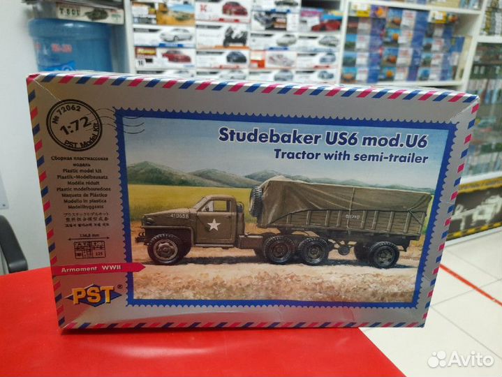 72062 Автомобиль Studebecker Us6 mod. U6 1:72 PST