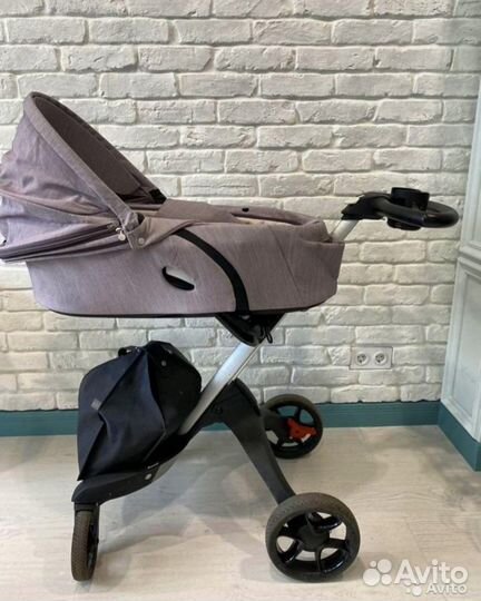 Коляска 2в1 Stokke Xplory V6 с зимней накидкой