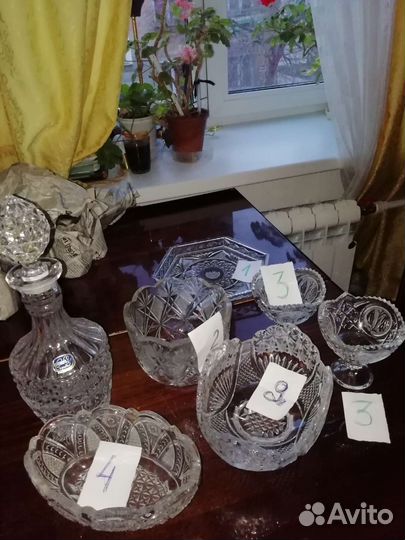 Салатники,вазы,бокалы,графины