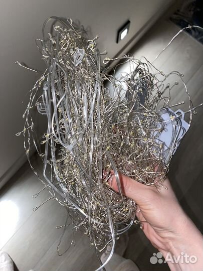 Гирлянда штора 3х3