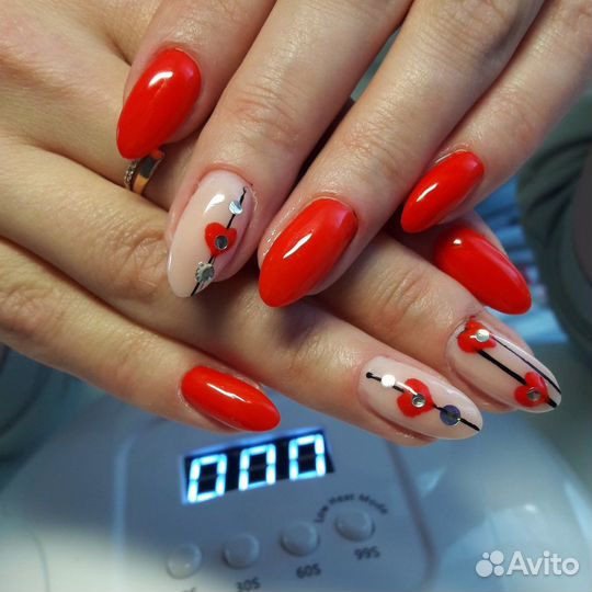 Наращивание, укрепление ногтей