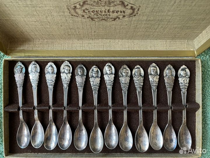 Антикварные чайные ложки Нидерланды