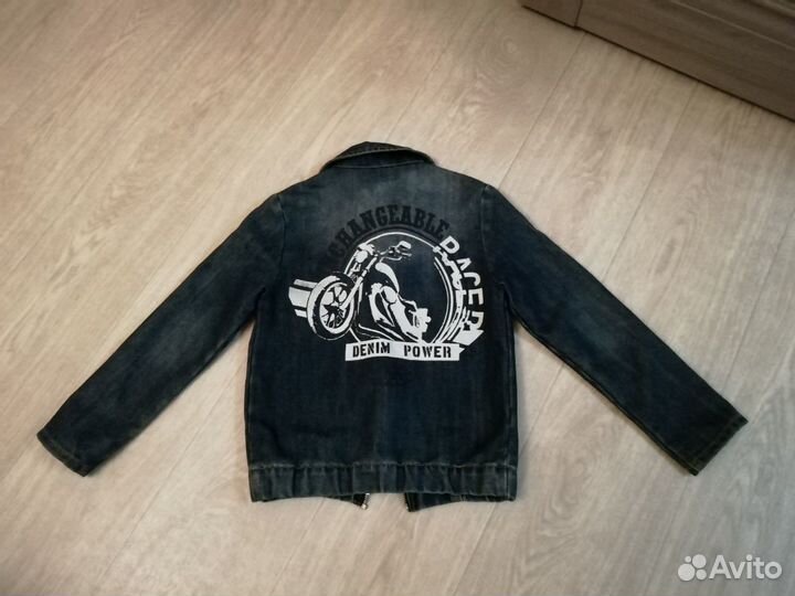 Джинсовая куртка на 6-8 лет, рост 128