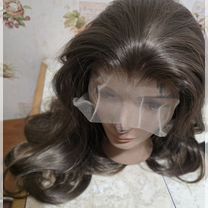 Парик длинный на сетке лейсфронт полусистема