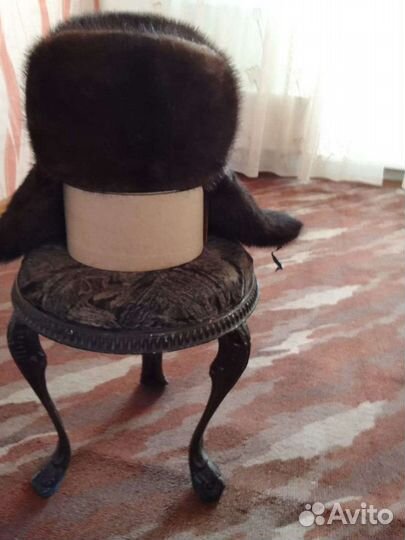 Норковая шапка мужская