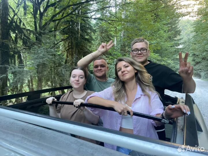 Абхазия Джип тур экскурсия с Адлера, Сочи