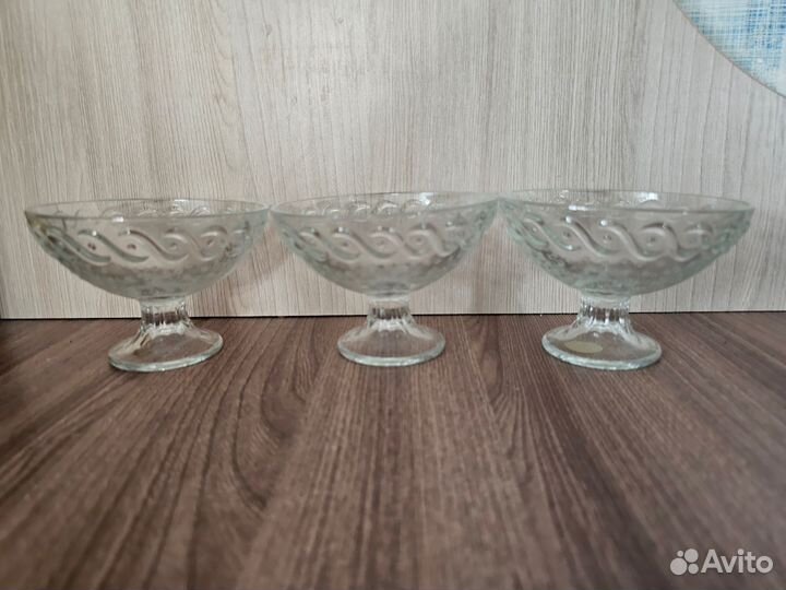 Креманка, вазочка из стекла. СССР