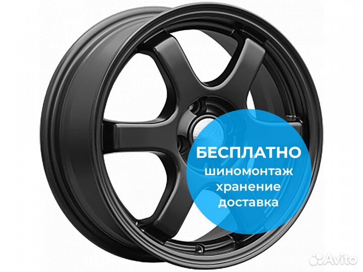 R15 4x98 6J ET38 D58,6 Скад Киото Чёрный бархат