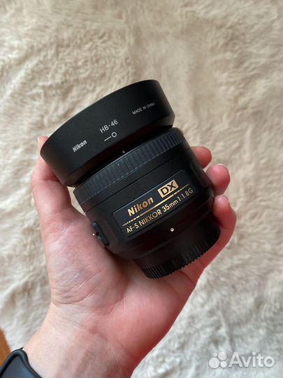 Объектив Nikon DX 35 mm AF-S nikkor 35mm 1:1.8G