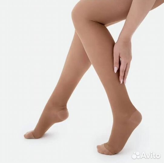 Колготки компрессионные 1 к.к., размер S, бежевые