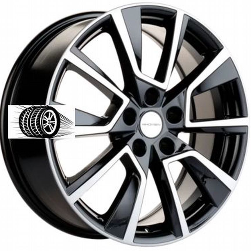 Литые диски Khomen Wheels 7×R18 5×114.3