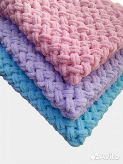 Плед из Ализе пуффи