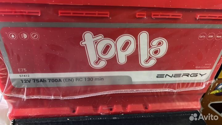 Аккумулятор 62 ah Topla Top
