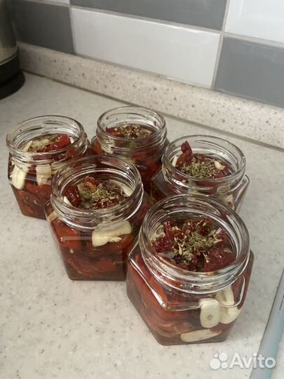 Вяленые томаты от хозяюшки