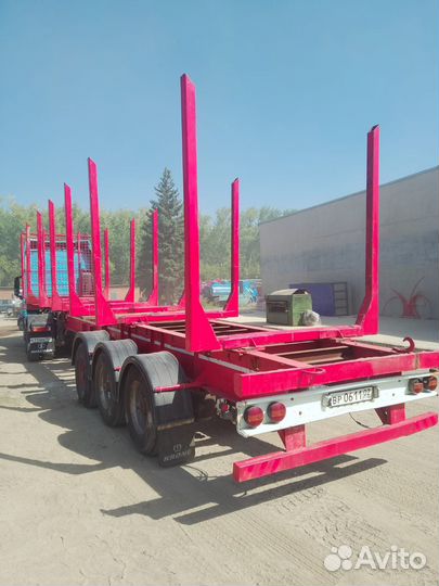 Полуприцеп лесовоз (сортиментовоз) Van Hool Лесовоз (сортиментовоз), 1991