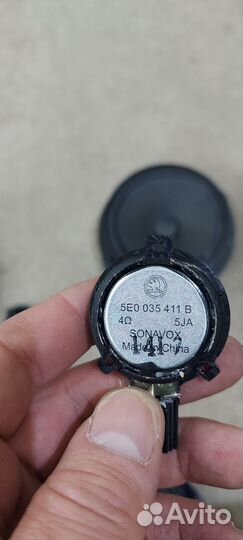 Штатные динамики на Skoda Octavia A7 2017