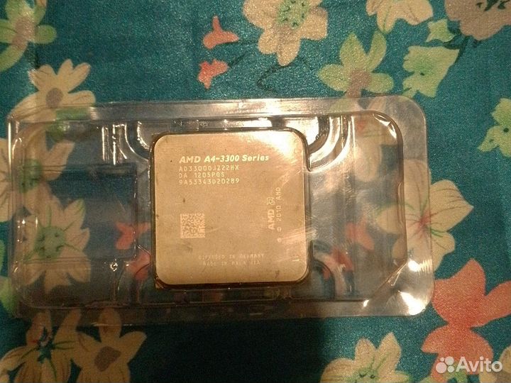 Процессор a4-3300 socket fm1