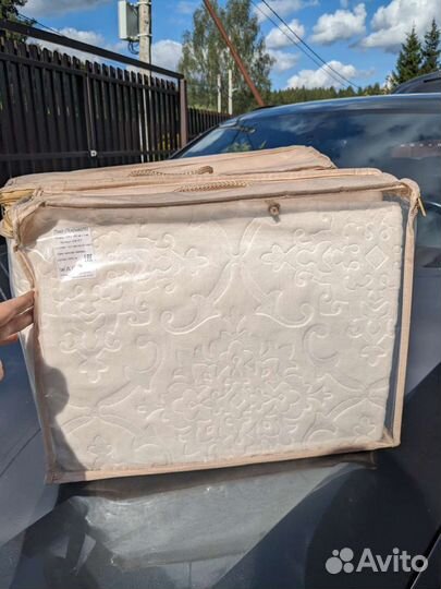 Плед покрывало белый 200 220