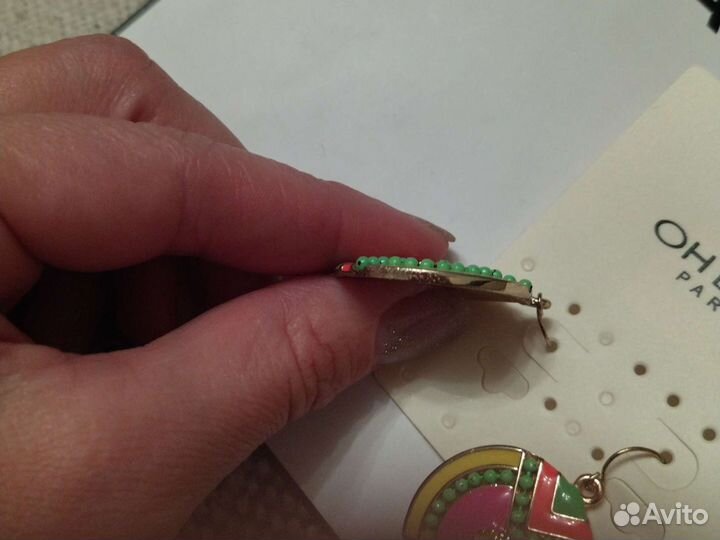 Серьги новые яркие летние