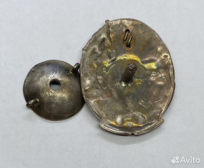 Значок XV лет Казакстана эмаль