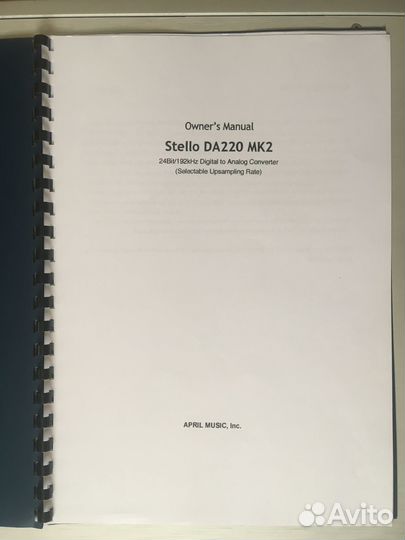 April Music Stello DA220 MK2 DAC (цап)