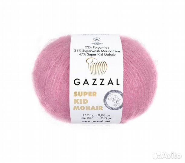 Мохер super кид Газзал