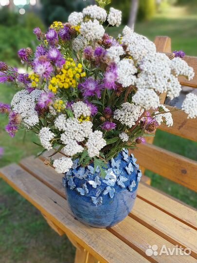 Керамическая ваза Ручной работы