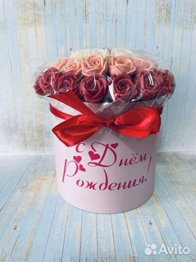 Букеты из шоколадных роз